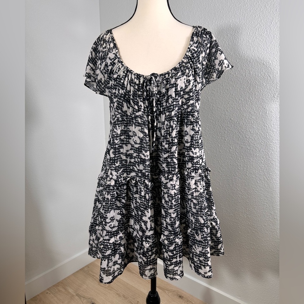 Urban Outfitters Black and White Mini Dress